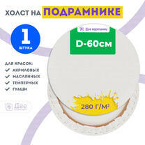 Без бренда «Холст Две картинки круглый 60 см на подрамнике» в Нижнем Тагиле в интернет-магазине  Без бренда «Холст Две картинки круглый 60 см на подрамнике» в Нижнем Тагиле