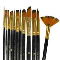 Без бренда «Кисти для рисования набор (12 шт)» в Нижнем Тагиле в интернет-магазине Без бренда «Кисти для рисования набор (12 шт)» в Нижнем Тагиле