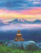 Будда с видом на горы