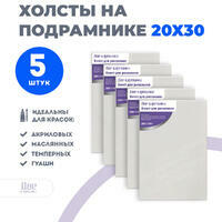Без бренда «Набор 5 шт. холст Две картинки на подрамнике 20X30» в Нижнем Тагиле