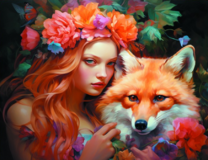 Без бренда «Рыжая девушка и рыжая лисица» в Нижнем Тагиле