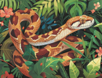 Без бренда «Маисовый полоз в зеленой листве» в Нижнем Тагиле в интернет-магазине  Без бренда «Маисовый полоз в зеленой листве» в Нижнем Тагиле