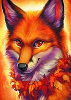 Без бренда «Хитрая лиса с осенним венком» в Нижнем Тагиле